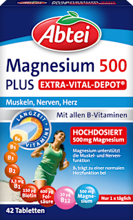 Magnesium 500 Plus Vital Depot Tabletten 42 St Abtei