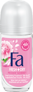 FRESH+DRY roll-on Peony Sorbet Fa