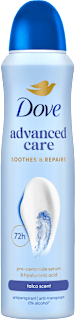 Dámsky antiperspirant v spreji Dove Advanced Care Talco Dove