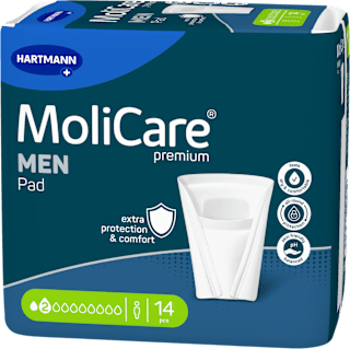 Inkontinenčne predloge za moške Premium MEN PAD 2 HARTMANN MoliCare