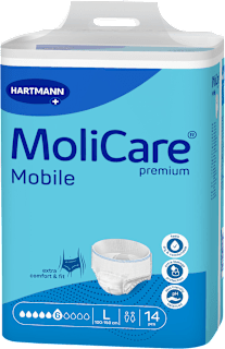 Mobilne neprepustne hlačke Premium Mobile 6, velikost L HARTMANN MoliCare