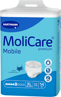 Mobilne neprepustne hlačke Premium Mobile 6, velikost XL HARTMANN MoliCare