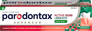 Zobna pasta Active Gum + Breath Fresh Mint parodontax
