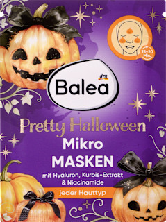 mikro pleťová maska Pretty Halloween Balea