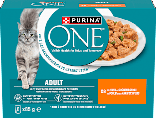 Nassfutter Katze Adult mit Huhn und grünen Bohnen PURINA ONE