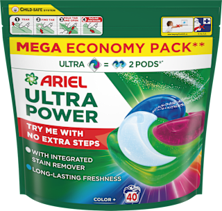 prací kapsle Ultra Power Color+ Ariel