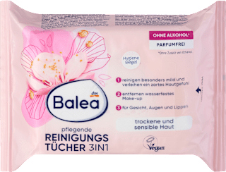 Reinigungstücher pflegend 3in1 Balea