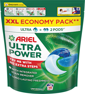prací kapsle Ultra Power Universal+ Ariel