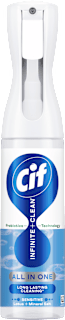 Univerzálny čistiaci sprej Infinite+Clean All in One - lotos a minerálna soľ Cif