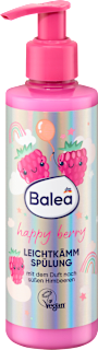 Balzam za lažje razčesavanje las z vonjem malin Balea