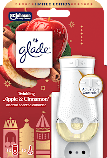 elektrický strojek Twinking Apple & Cinnamon + náhradní náplň glade