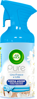 Spray pure per ambienti Lino Fresco e Lillà AIR WICK