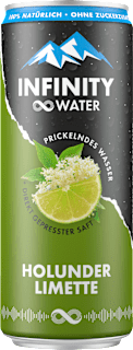 Erfrischungsgetränk Holunder & Limette Infinity Water GASTEINER