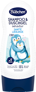 Kinder Shampoo & Duschgel 2in1 Sanfte Lieblinge sensitiv Bübchen