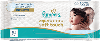 Nedves törlőkendő, Aqua Pampers Harmonie