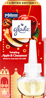 náhradní náplň do elektrického osvěžovače vzduchu Twinkling Apple & Cinnamon glade