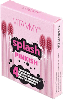 Końcówki do szczoteczki sonicznej Splash pinkish VITAMMY