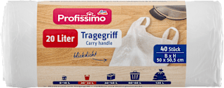 Müllbeutel 20 l mit Tragegriff Profissimo