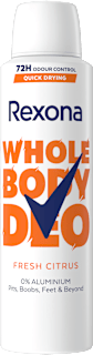 Whole Body deodorant sprej Fresh Citrus Rexona