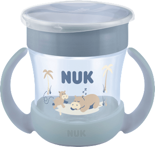 Trinklernbecher First Choice Mini Magic Nacht Nilpferd 6+ Monate NUK