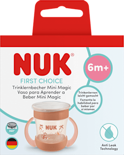 Trinklernbecher First Choice Mini Magic Affe, ab 6. Monat, 160 ml NUK