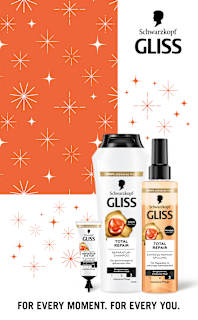 Geschenkset XMAS Total Repair Pflegekombination Schwarzkopf GLISS