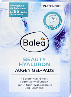Jastučići za područje oko očiju Beauty Hyaluron, 3 x 2 para Balea