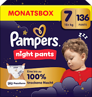 Baby Pants night Gr. 7 (15+ kg) Monatsbox Pampers night pants