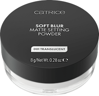 sypký pudr Soft Blur Matte 001 Translucent CATRICE