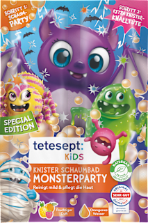 Schaumbad Badespaß Knister Monsterparty tetesept: KIDS