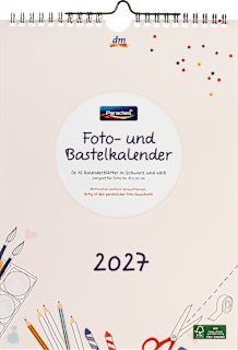 Foto- und Bastelkalender 2027 Hochformat Paradies