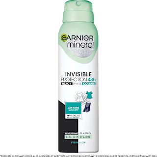 Дезодорант Invisible Protection 48H Fresh Aloe GARNIER mineral