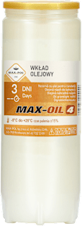Wkład olejowy do znicza Max-Oil 4, 3 dni
 MAX-POL