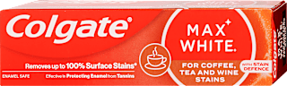 Fogkrém Max White For Coffee, Tea & Wine Stains Colgate