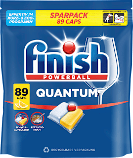 Geschirrspül-Tabs Quantum Citrus Sparpack Finish