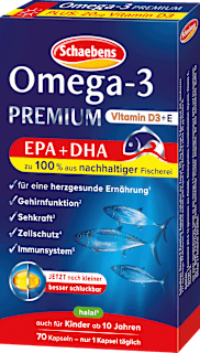 Omega 3 Premium Lachsöl Kapseln Schaebens
