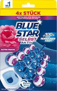 WC-Stein Selbst Aktiv Blüten Frische BLUE STAR