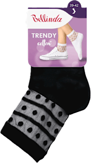 dámské ponožky Trendy, černé, vel.39-42 Bellinda