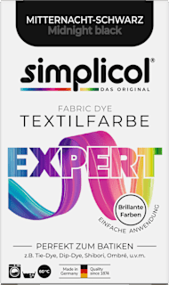 Textilfarbe expert Mitternacht- Schwarz Simplicol