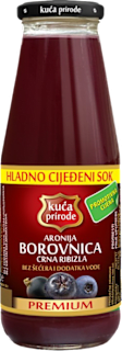 Mix cijeđeni sok s borovnicom, ribizlom i aronijom Kuća Prirode
