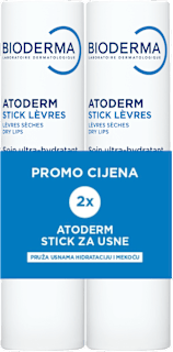 Stick za usne Atoderm, 2 x 4 g BIODERMA