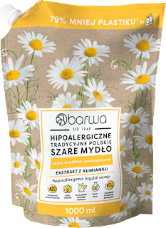 Mydło szare hipoalergiczne w płynie, rumianek Barwa