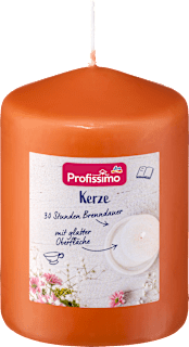 svíčka válec 100/68 oranžová Profissimo