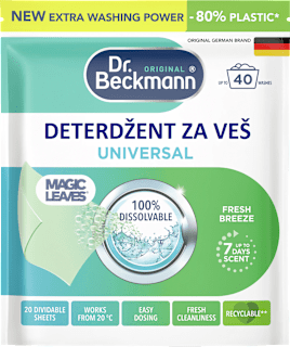 MAGIC LEAVES universal detergent za pranje veša u listićima - Fresh Breeze Dr.Beckmann