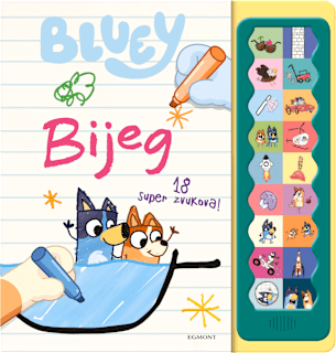 Knjiga za djecu Bluey – Bijeg EGMONT