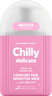Umývací gél pre intímnu hygienu delicate Chilly