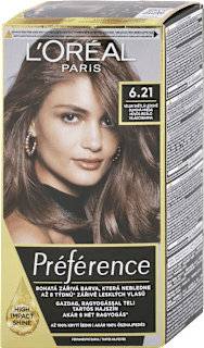 Farba na vlasy - ľadovo dúhová hnedá 6.21 L'ORÉAL PARiS PRÉFÉRENCE