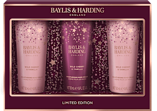 Darilni set za nego rok Wild Cherry & Vanilla, 3-delni Baylis & Harding