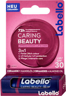 tónovací balzám na rty Caring Beauty Berry SPF30 Labello