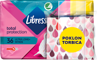 Higijenski ulošci total protection + torbica Libresse